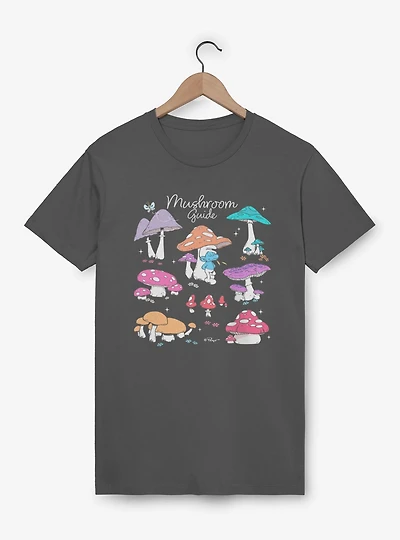 The Smurfs Mushroom Guide T-Shirt