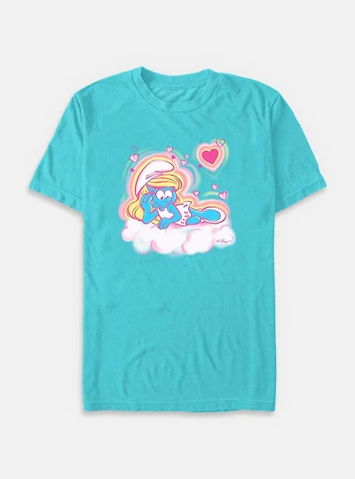 The Smurfs Airbrush Hearts T-Shirt
