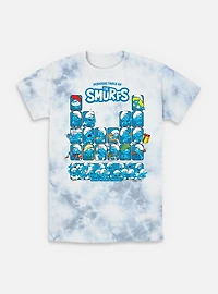 The Smurfs Periodic Table Of SmurfsTie-Dye T-Shirt