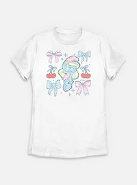 The Smurfs Bow Beauty Womens T-Shirt