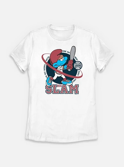 The Smurfs Big Slam Womens T-Shirt
