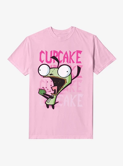 Invader Zim Cupcake GIR Garment-Dyed T-Shirt