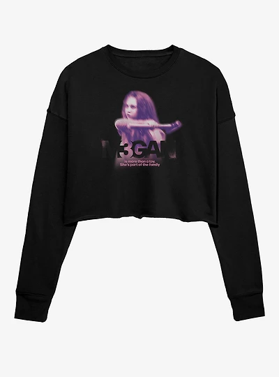 M3GAN Is More Than A Toy Womens Crop Sweatshirt