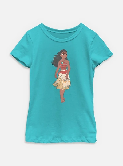 Disney Moana Pose Youth Girls T-Shirt