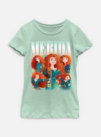 Disney Princesses Retro Merida Youth Girls T-Shirt