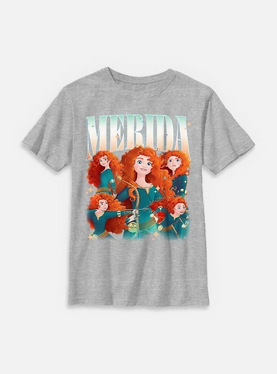 Disney Princesses Retro Merida Youth T-Shirt
