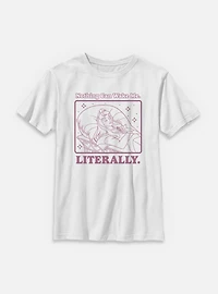 Disney Princesses Aurora Nothing Can Wake Me Youth T-Shirt