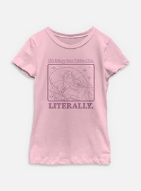 Disney Princesses Aurora Nothing Can Wake Me Youth Girls T-Shirt