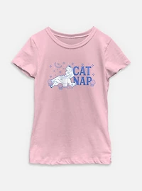 Disney Alice Wonderland Cat Nap Youth Girls T-Shirt