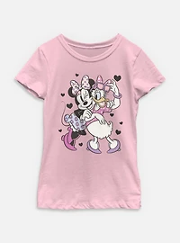 Disney Minnie Mouse & Daisy Besties Youth Girls T-Shirt