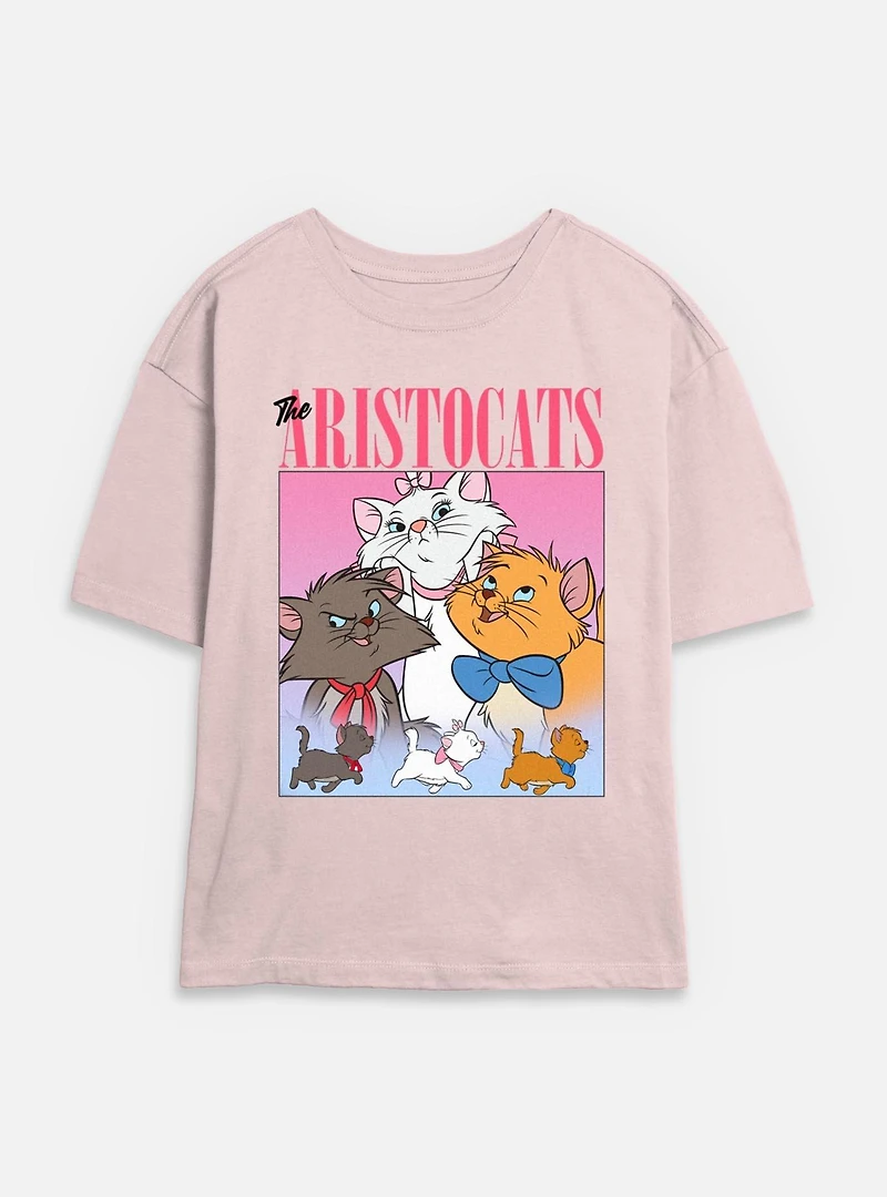 Disney The AristoCats Boxed Up Womens Skimmer T-Shirt