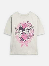Disney Minnie Mouse Fancy Cupid Womens Skimmer T-Shirt