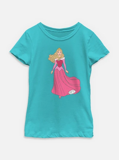 Disney Princesses Big Aurora Youth Girls T-Shirt