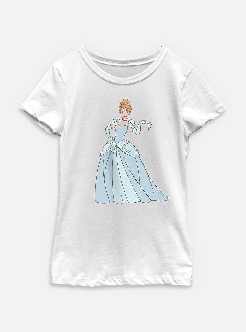 Disney Princesses Big Cinderella Youth Girls T-Shirt