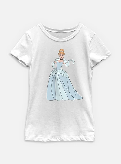 Disney Princesses Big Cinderella Youth Girls T-Shirt