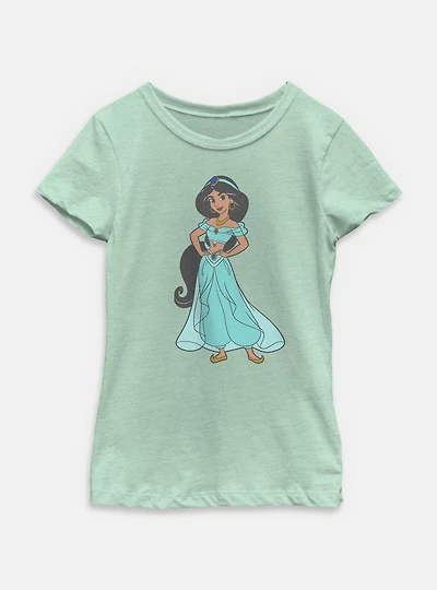 Disney Princesses Big Jasmine Youth Girls T-Shirt