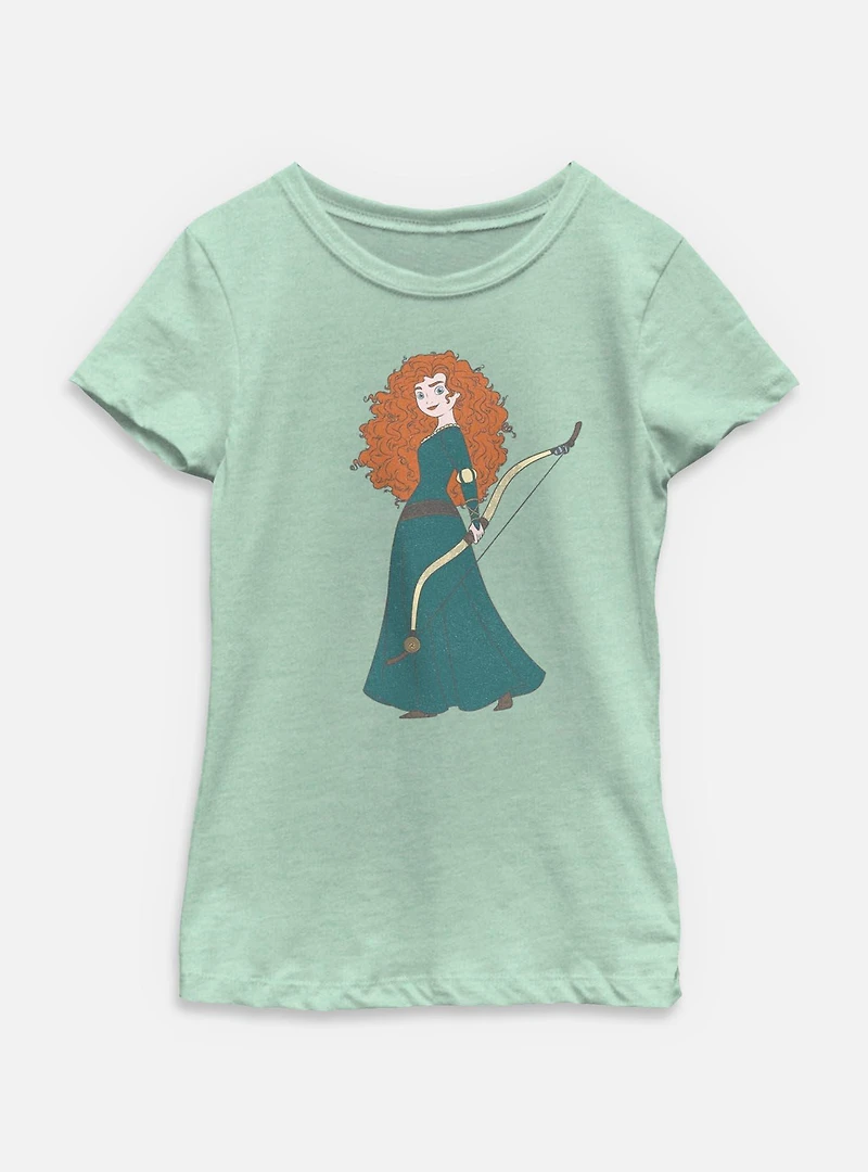 Disney Princesses Big Merida Youth Girls T-Shirt