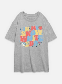 Disney Princesses My Snow Era Womens Oversized T-Shirt