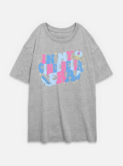 Disney Princesses My Cinderella Era Womens Oversized T-Shirt