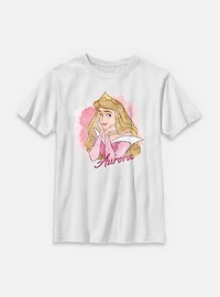 Disney Princesses Watercolor Aurora Youth T-Shirt