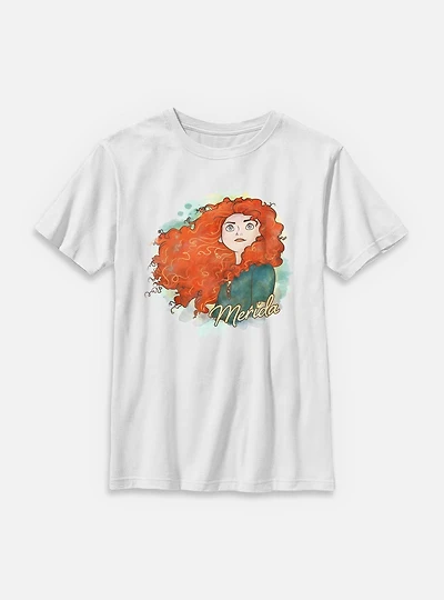 Disney Princesses Watercolor Merida Youth T-Shirt