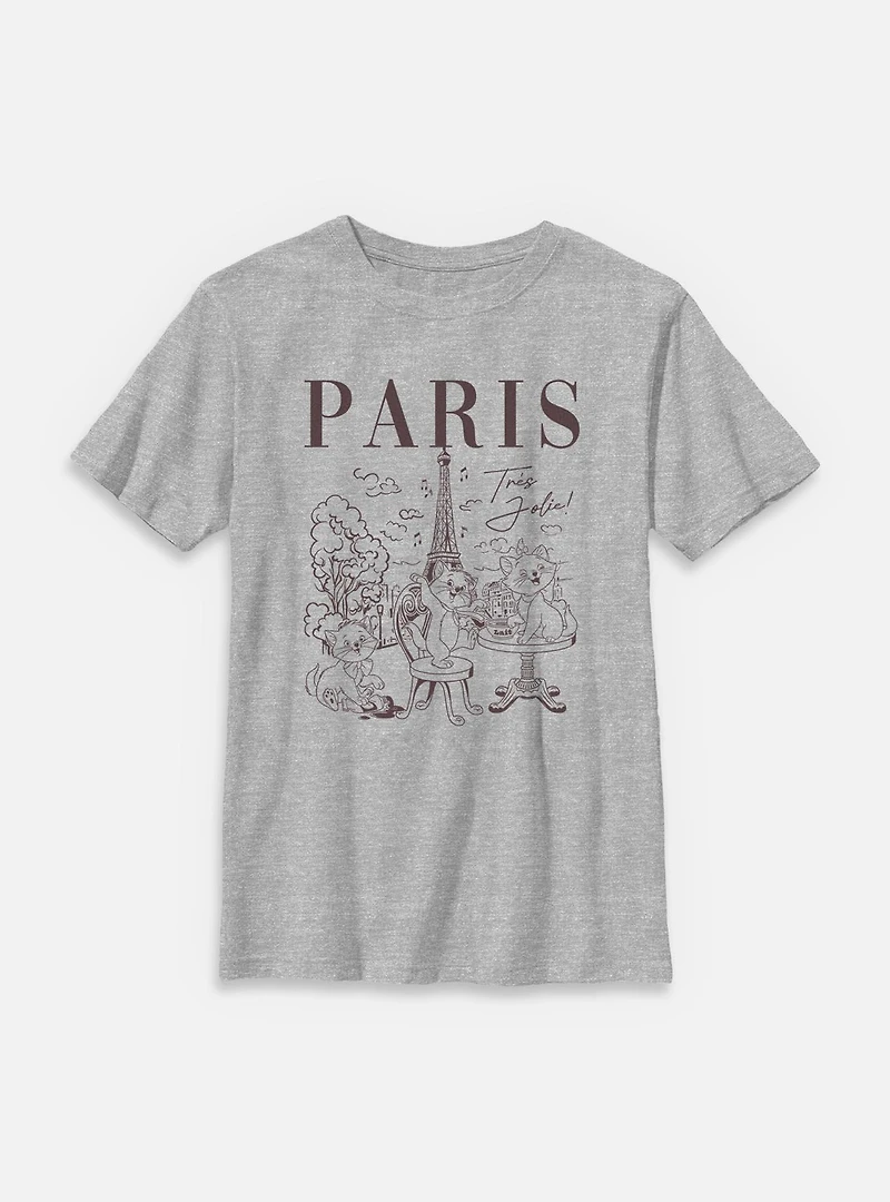 Disney The AristoCats Paris Destination Youth T-Shirt