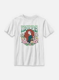 Disney Princesses Merida Floral Wreath Youth T-Shirt