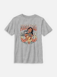 Disney Princesses Pocahontas Floral Wreath Youth T-Shirt