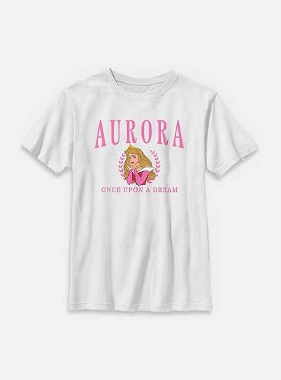 Disney Princesses Aurora Collegiate Youth T-Shirt