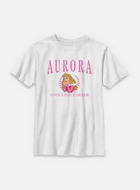 Disney Princesses Aurora Collegiate Youth T-Shirt