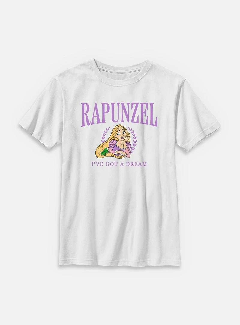 Disney Princesses Rapunzel Collegiate Youth T-Shirt