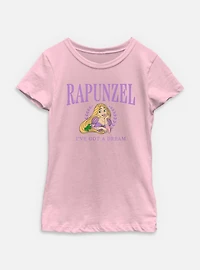 Disney Princesses Rapunzel Collegiate Youth Girls T-Shirt