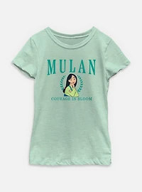 Disney Princesses Mulan Collegiate Youth Girls T-Shirt