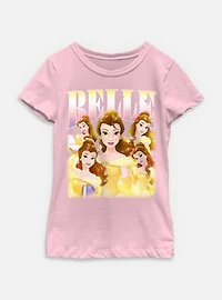 Disney Princesses Retro Belle Youth Girls T-Shirt