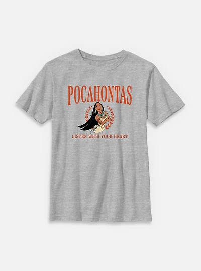 Disney Princesses Pocahontas Collegiate Youth T-Shirt