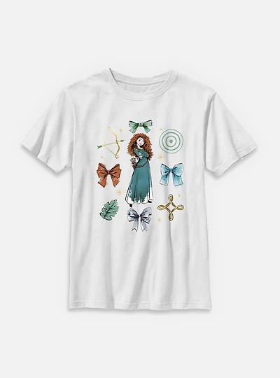 Disney Princesses Merida Bow Icons Youth T-Shirt