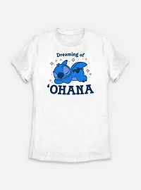 Disney Lilo & Stitch Dreaming Of Ohana Womens T-Shirt
