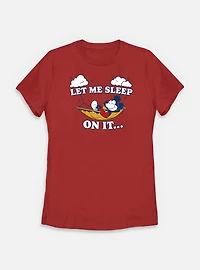Disney Mickey Mouse Let Me Sleep On It Womens T-Shirt