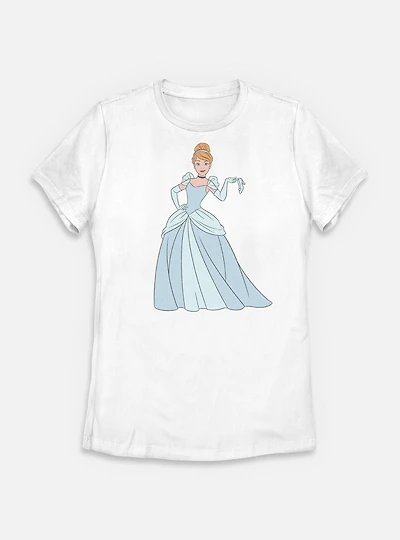 Disney Princesses Big Cinderella Womens T-Shirt