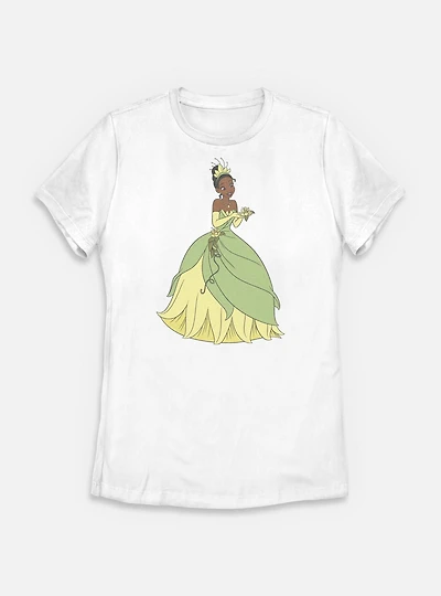 Disney Princesses Big Tiana Womens T-Shirt