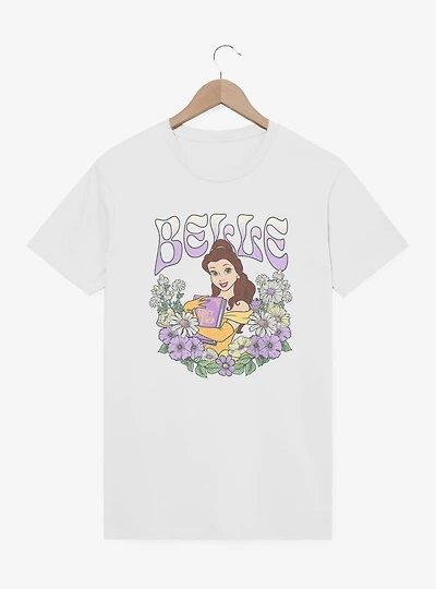 Disney Princesses Belle Floral Wreath T-Shirt