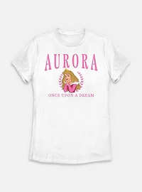 Disney Princesses Aurora Collegiate Womens T-Shirt