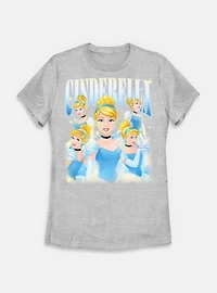 Disney Princesses Retro Cinderella Womens T-Shirt