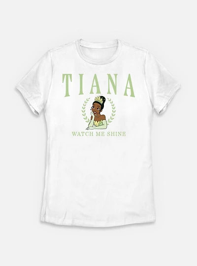 Disney Princesses Tiana Collegiate Womens T-Shirt