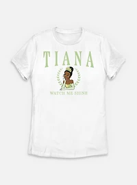 Disney Princesses Tiana Collegiate Womens T-Shirt