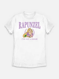 Disney Princesses Rapunzel Collegiate Womens T-Shirt