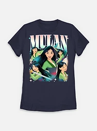 Disney Princesses Retro Mulan Womens T-Shirt