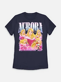 Disney Princesses Retro Aurora Womens T-Shirt