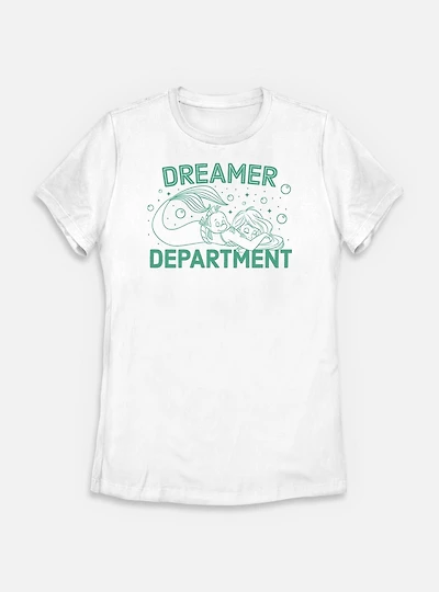 Disney Princesses Ariel Dreamer Department Womens T-Shirt