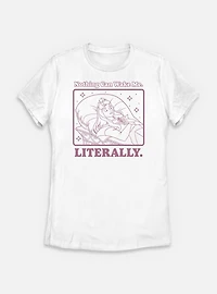 Disney Princesses Aurora Nothing Can Wake Me Womens T-Shirt